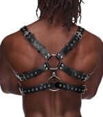 Gemini Leather Harness – Black, One Size