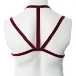 Gender Fluid Sugar Coated Harness - Large/xxlarge - Raspberry - Image 2