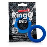 Screaming O RingO Ritz XL Liquid Silicone Cock Ring – Blue - Image 2