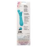 Gia Triple Teaser Vibrator – Blue - Image 3