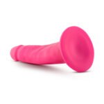 Neo - 5.5 Inch Dual Density Cock - Neon Pink - Image 4