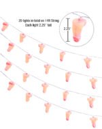 Glitterati Penis String Lights – 20 Lights, 14 Feet, Battery-Operated - Image 3