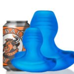 Oxballs Glow Hole 2 Large Anal Plug with LED Light – Blue Morph - Image 3