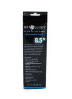 Glow-in-the-Dark Periwinkle Peen Dildo 8.5" - Image 3
