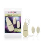 Glow-in-the-Dark Pocket Exotics Vibrating Glowing Double Bullets - Image 2
