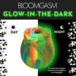 Glow Rose Glow-in-the-Dark Rose Clit Stimulator - Rainbow - Image 2