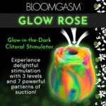 Glow Rose Glow-in-the-Dark Rose Clit Stimulator - Rainbow - Image 3