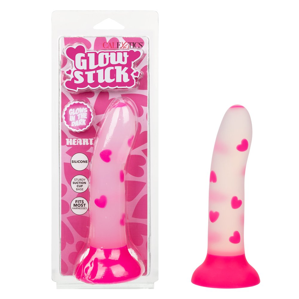 glow-stick-heart-pink Glow Stick Heart - Pink - Image 1