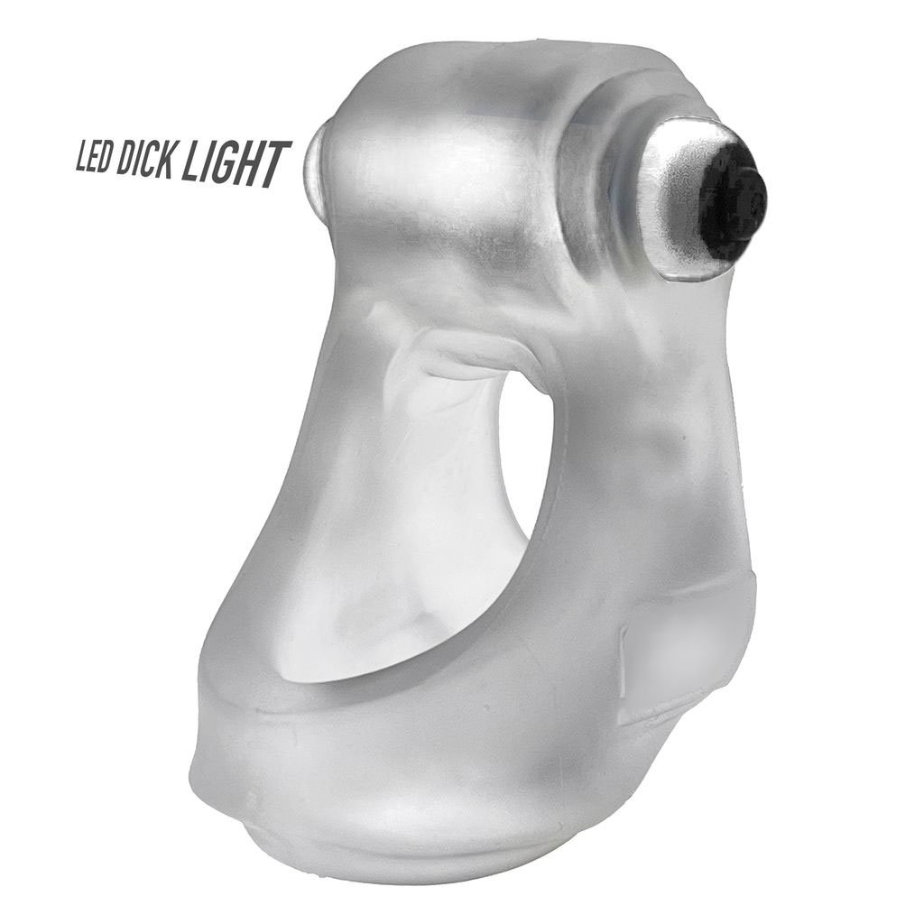 glowsling-cocksling-led-clear-ice Glowsling Cocksling Led - Clear Ice - Image 1