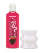 Goodhead Honeymoon Head Kit – Stroker with Strawberry Chocolate Lubricant - Image 3