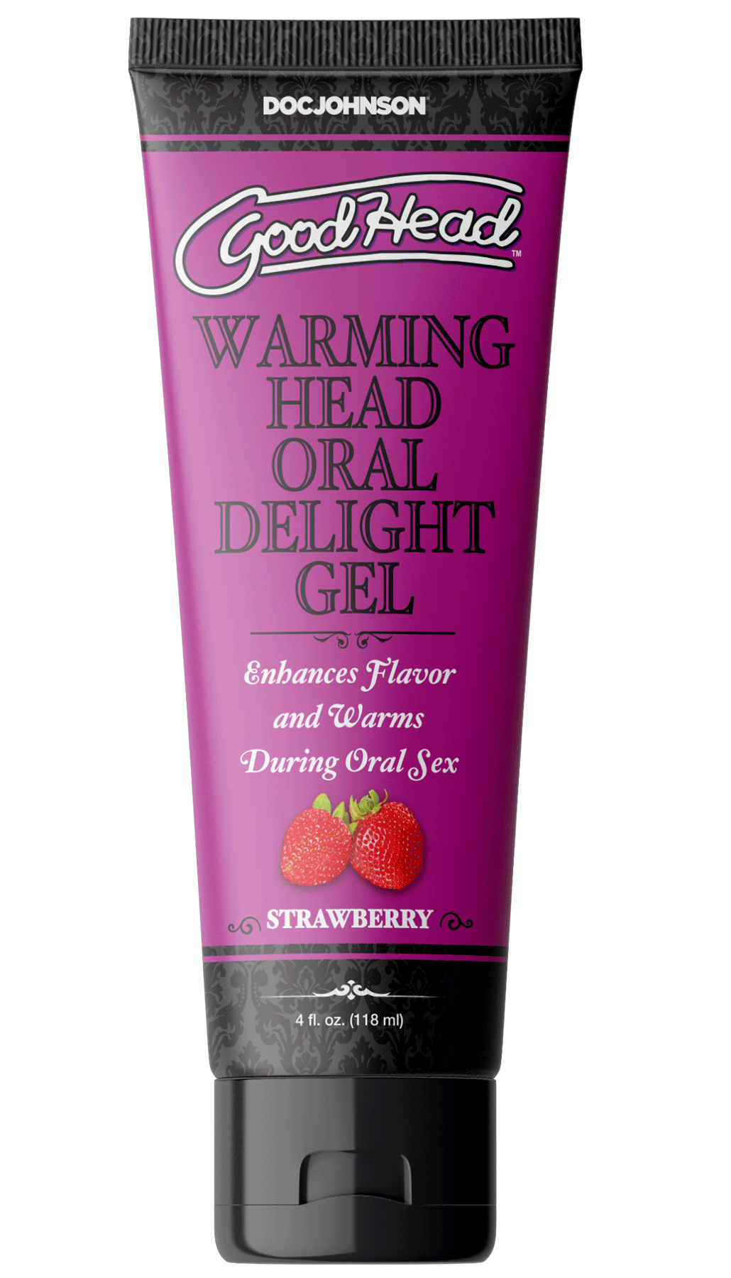 goodhead-warming-head-oral-delight-gel-strawberry-4-fl-oz-bulk Goodhead - Warming Head Oral Delight Gel - Strawberry - 4 Fl Oz Bulk - Image 1