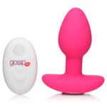 Gossip Pop Rocker 10x Vibrating Silicone Plug - Magenta - Image 4