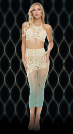 Lapdance Lingerie Green Goddess 2-Piece Set – One Size - Image 2