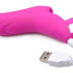 7x Finger Bang Her Pro Silicone Vibrator - Pink