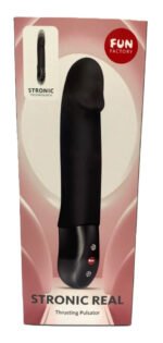 Stronic Real Thrusting Pulsator Rechargeable Vibrator – Black