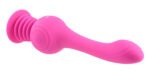 Gyro Vibe Rechargeable Vibrator with Gyrating Ball and Suction Cup Base – Pink - Image 3