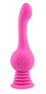 Gyro Vibe Rechargeable Vibrator with Gyrating Ball and Suction Cup Base – Pink - Image 7
