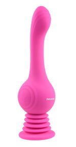 Gyro Vibe Rechargeable Vibrator with Gyrating Ball and Suction Cup Base – Pink - Image 10