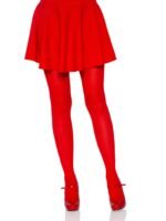 Leg Avenue Ari Nylon Women's Tights – Red, One Size