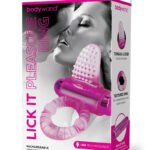 Bodywand Rechargeable Lick It Pleasure Ring - Pink