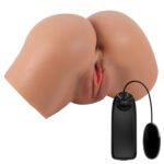 Hailey Realistic Vagina and Ass Vibrator - Tan - Image 2
