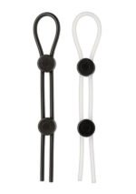 Cloud 9 Pro Sensual XL Cock Ring 2-Pack - Black/white - Image 3
