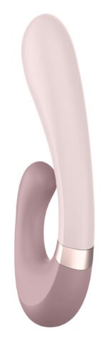 Satisfyer Heat Wave Rechargeable Dual-Motor Vibrator with Heating Function – Mauve - Image 2
