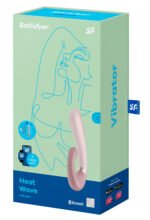 Satisfyer Heat Wave Rechargeable Dual-Motor Vibrator with Heating Function – Mauve - Image 4