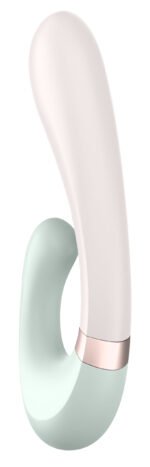 Satisfyer Heat Wave Mint Rechargeable Dual-Motor Vibrator with Heating Function – Mint