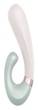 Satisfyer Heat Wave Mint Rechargeable Dual-Motor Vibrator with Heating Function – Mint - Image 5