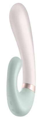 Satisfyer Heat Wave Mint Rechargeable Dual-Motor Vibrator with Heating Function – Mint - Image 6