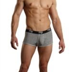 Heather Rib Enhancer Short - Large - Grey
