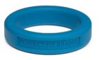 Perfect Fit Classic Silicone Cock Ring 1.75 in (44 mm) – Blue - Image 2