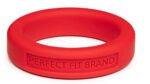 Perfect Fit Classic Silicone Cock Ring 1.75 in (44 mm) – Red - Image 2