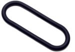 Perfect Fit Hefty Wrap Cock Ring – 12 in, Black Silicone