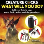 Hell Hound Keychain – Red - Image 2