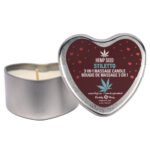 Hemp Seed 3 in 1 Massage Candle Stiletto 4.07oz - Image 2