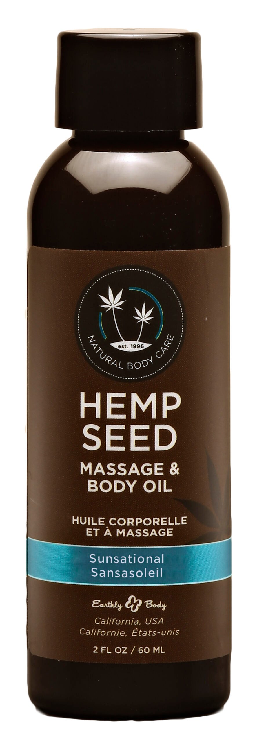 hemp-seed-massage-and-body-oil-sunsational-2-fl-oz-60ml Hemp Seed Massage and Body Oil - Sunsational 2 Fl. Oz/ 60ml - Image 1