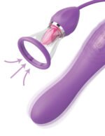 Her Ultimate Pleasure Max Rechargeable Suction and Vibration Stimulator – Purple - Image 4