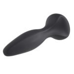 Hip to Be Square Black Rechargeable Vibrating Anal Plug with Square Base - Image 2