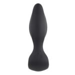Hip to Be Square Black Rechargeable Vibrating Anal Plug with Square Base - Image 6