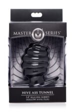 Hive Ass Tunnel Silicone Ribbed Hollow Anal Plug - Medium - Image 6