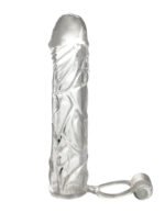 Fantasy X-Tensions Vibrating Super Sleeve – Clear - Image 4