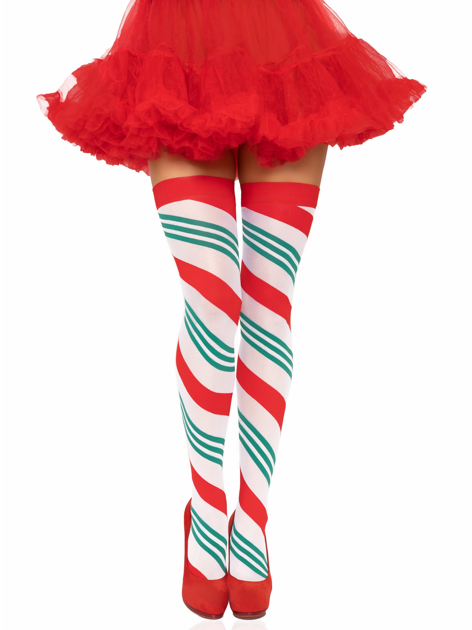 holiday-ribbon-thigh-high-swirl Holiday Ribbon Thigh High - Swirl - Image 1