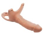Hollow Silicone Dildo Strap-on - Flesh - Image 7