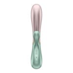 Satisfyer Hot Lover Rechargeable Rabbit Vibrator with Warming Function – Green - Image 6