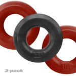 Hunkyjunk HUJ3 Cock Ring 3-Pack – Cherry/Ice - Image 3