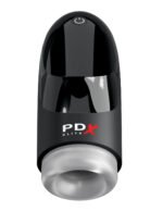 PDX Elite Hydrogasm Rechargeable Vibrating Stroker – Black - Image 4