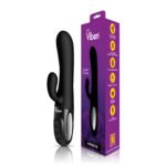 Hypnotic Clit Teaser and Thrusting Rabbit Vibrator – Black - Image 4