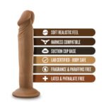 Dr. Skin - Dr. Small - 6 Inch Dildo - Mocha - Image 3